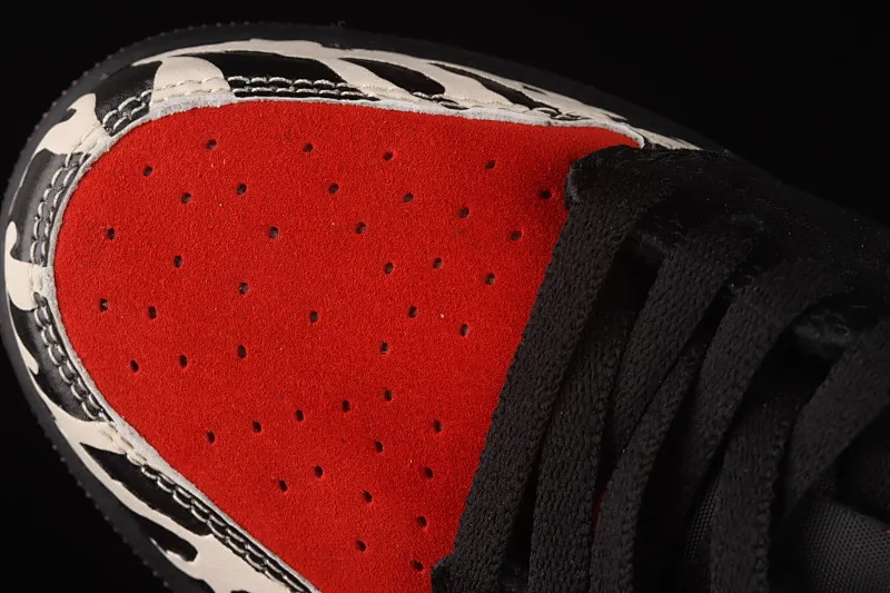 All categories Air Jordan Jordan series basketball shoes Air Jordan 1 Low Air Jordan 1 Low "Carnivore" AJ1 Joe 1 carnivore theme black and red low-top cultural sneakers DN3400-001